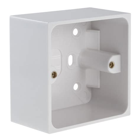 electrical back box|surface mounted single gang box.